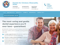 Dentist for Chickens website screenshot