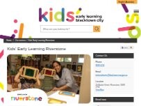 Website Screenshot Kids' Early Learning Riverstone