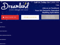 Dreamland Bedding Noarlunga website screenshot