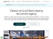 Website Screenshot Robert Half Melbourne South East Recruitment and Executive Search Agency