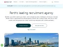 Website Screenshot Robert Half Perth Recruitment and Executive Search Agency