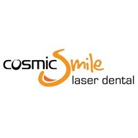 Cosmic Smile Laser Dental Logo