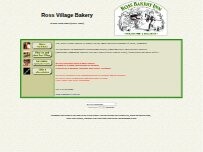 Website Screenshot Ross Bakery