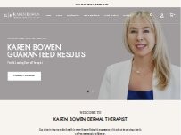 Website Screenshot Karen Bowen Dermal Therapist