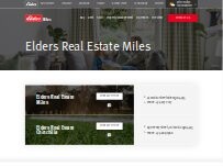 Website Screenshot Elders Real Estate Miles