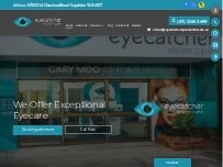 Website Screenshot Eyecatcher Vision Care