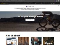 Website Screenshot Trek Bicycle Burleigh Heads