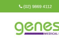 Website Screenshot Genesis Medical Practice