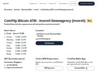 Website Screenshot CoinFlip Bitcoin ATM - Inverell Newsagency (Inverell)