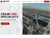 Website Screenshot Lindores Construction Logistics PTY LTD