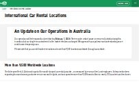 Website Screenshot Enterprise Rent-A-Car - Darwin City