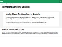 Website Screenshot Enterprise Rent-A-Car - Rockhampton Airport