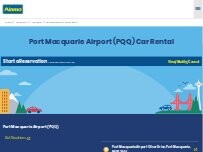 Website Screenshot Alamo Rent A Car - Port Macquarie Airport