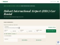 Website Screenshot National Car Rental - Hobart Airport