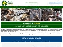 Website Screenshot ADL Metals Pty Ltd