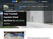 Website Screenshot Macleay Valley Sheds