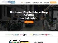 Website Screenshot Social Direct Marketing | Digital Marketing Brisbane