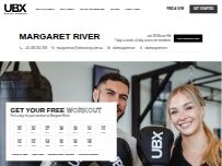 Website Screenshot UBX Margaret River