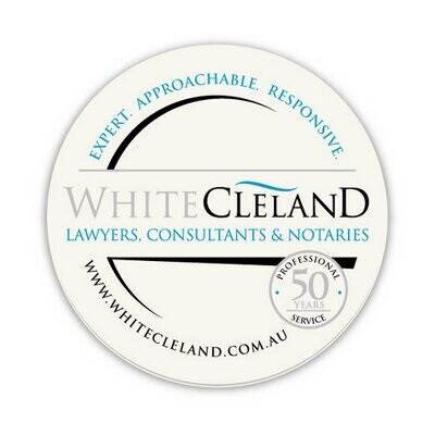 White Cleland Logo