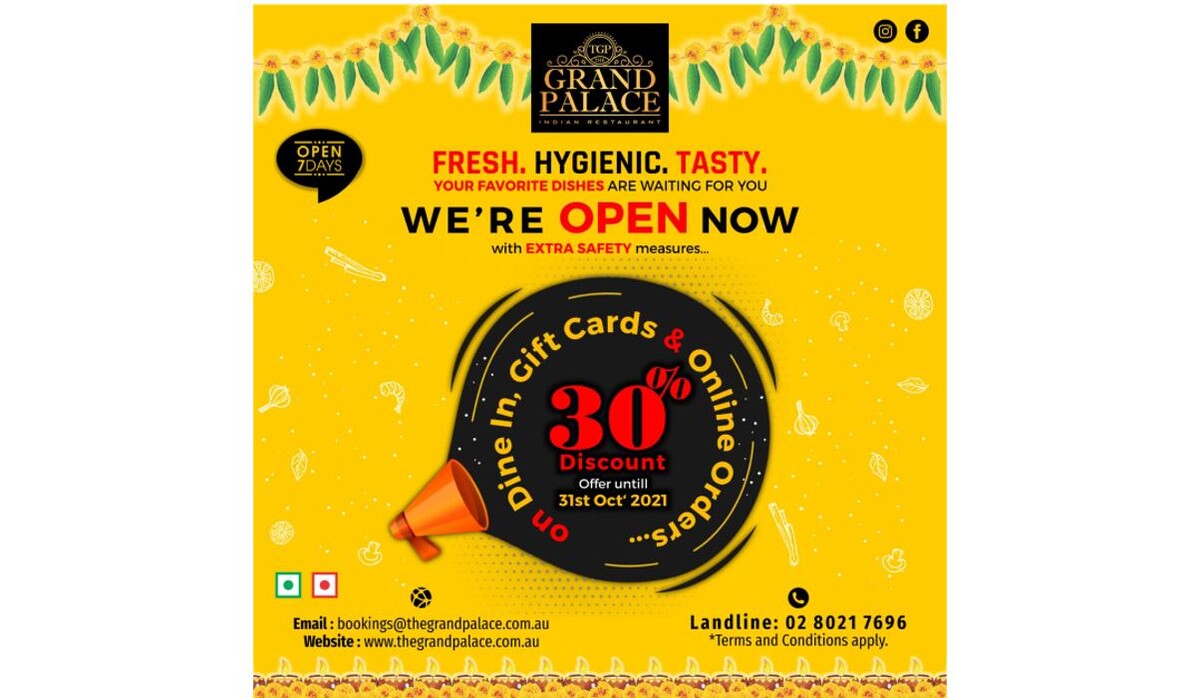 Images The Grand Palace - Indian Restaurant in Sydney