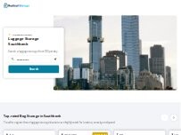 Website Screenshot Luggage Storage Clarendon St/Whiteman St - Radical Storage