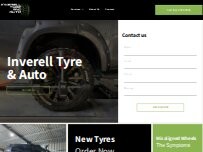 Website Screenshot Inverell Tyre & Auto