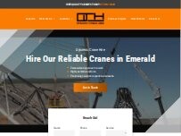 Website Screenshot Dynamic Crane Hire