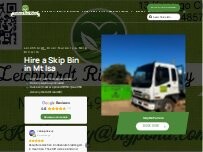 Website Screenshot Leichhardt River Nursery & Skip Bin Hire Pty Ltd