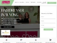 Website Screenshot Choo Choo Hair and Beauty