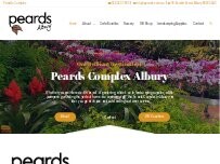 Website Screenshot Peards Albury
