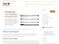 Website Screenshot iLove Computers