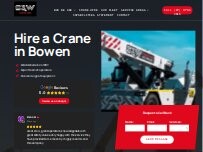 Website Screenshot S&W Crane Hire