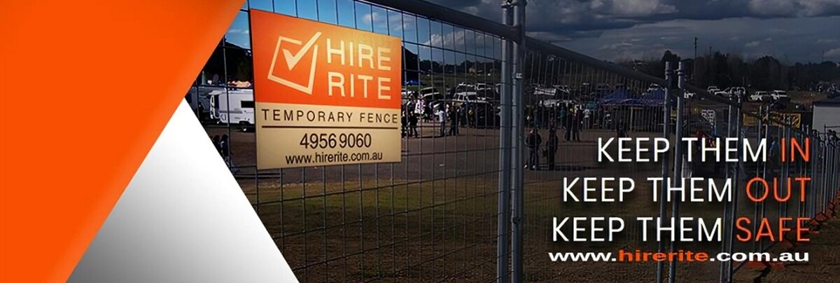 Images Hire Rite Temporary Fence Melbourne