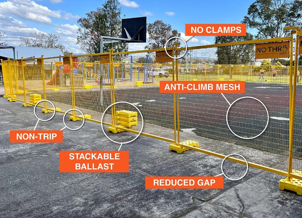 Images Hire Rite Temporary Fence Melbourne