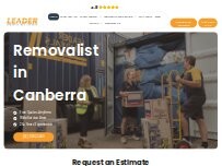 Website Screenshot Leader Removals & Storage