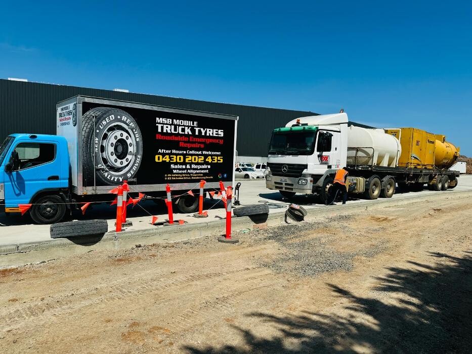 Images MSB Mobile Truck Tyres & Wheel Alignment Truganina