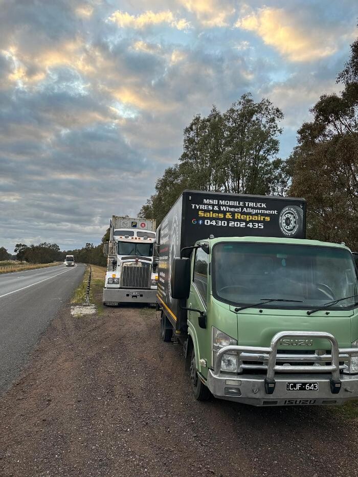 Images MSB Mobile Truck Tyres & Wheel Alignment Truganina