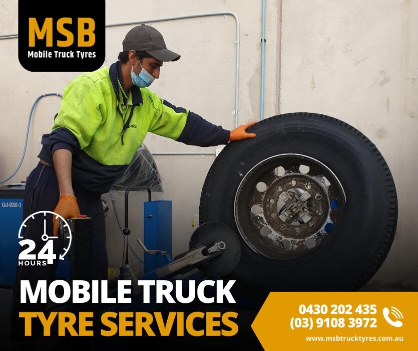 Images MSB Mobile Truck Tyres & Wheel Alignment Truganina