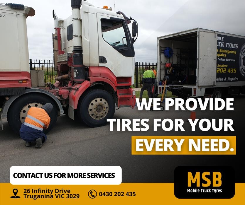 Images MSB Mobile Truck Tyres & Wheel Alignment Truganina