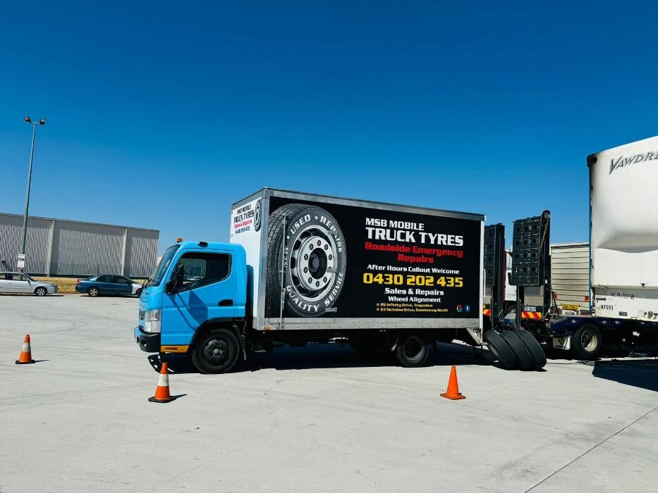 Images MSB Mobile Truck Tyres & Wheel Alignment Truganina