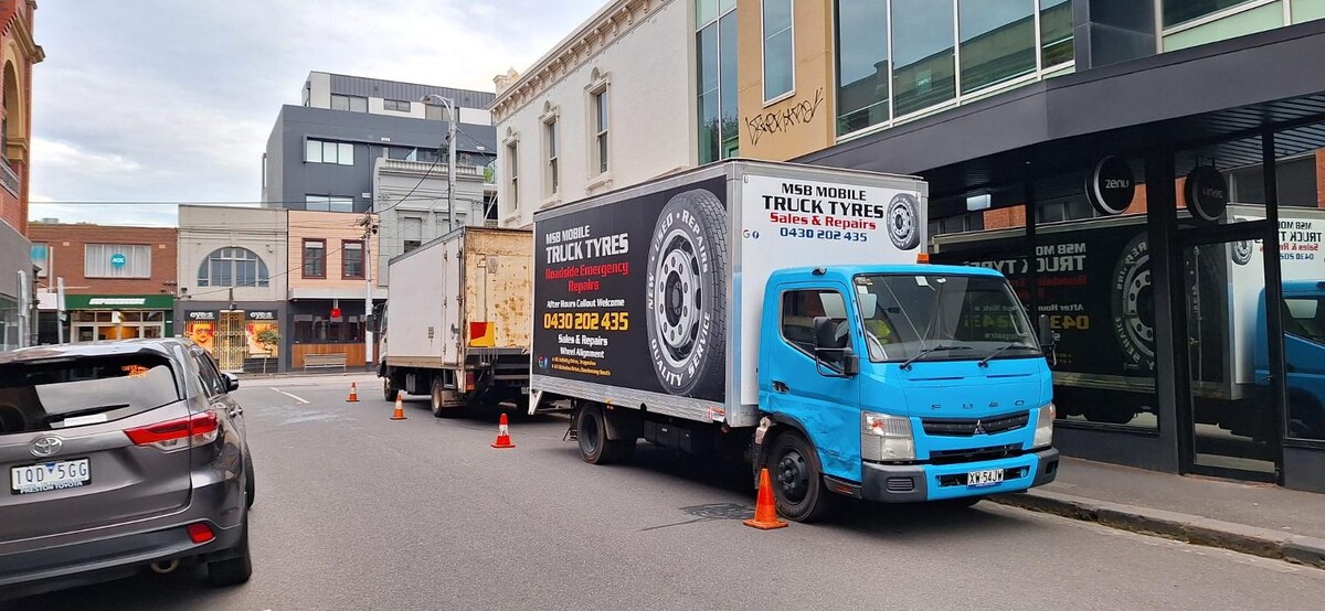 Images MSB Mobile Truck Tyres & Wheel Alignment Truganina