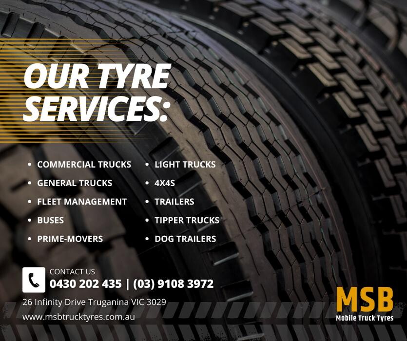 Images MSB Mobile Truck Tyres & Wheel Alignment Truganina