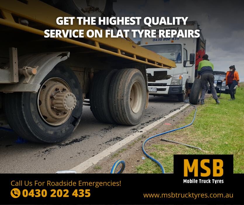 Images MSB Mobile Truck Tyres & Wheel Alignment Truganina