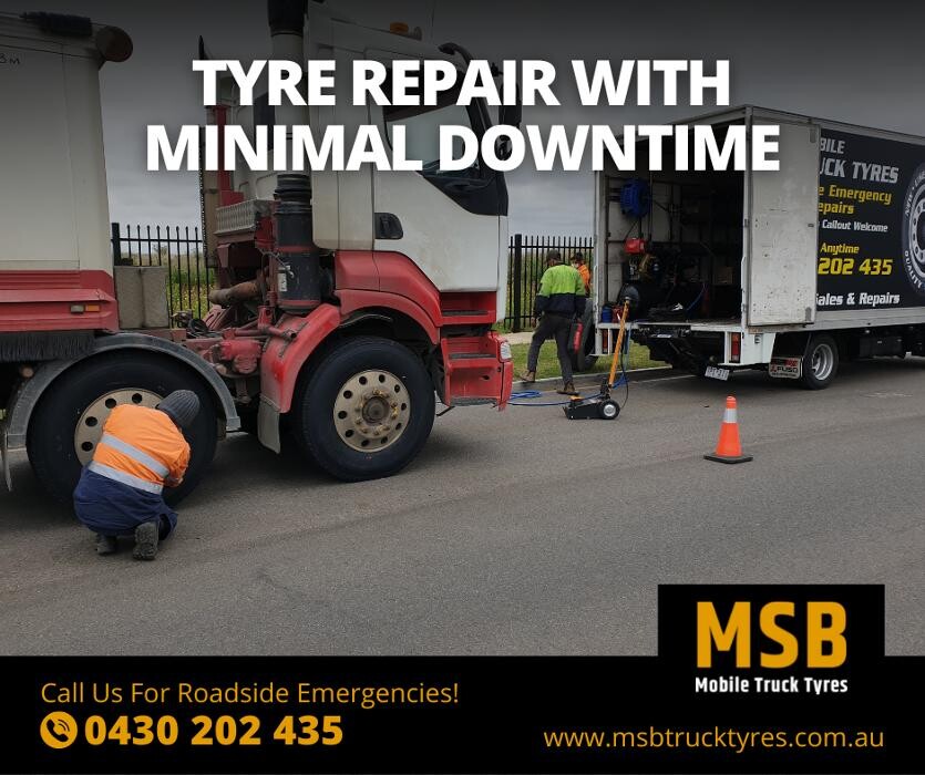 Images MSB Mobile Truck Tyres & Wheel Alignment Truganina