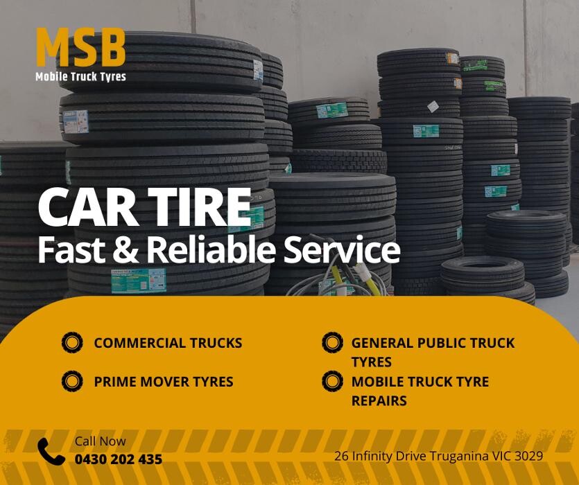 Images MSB Mobile Truck Tyres & Wheel Alignment Truganina