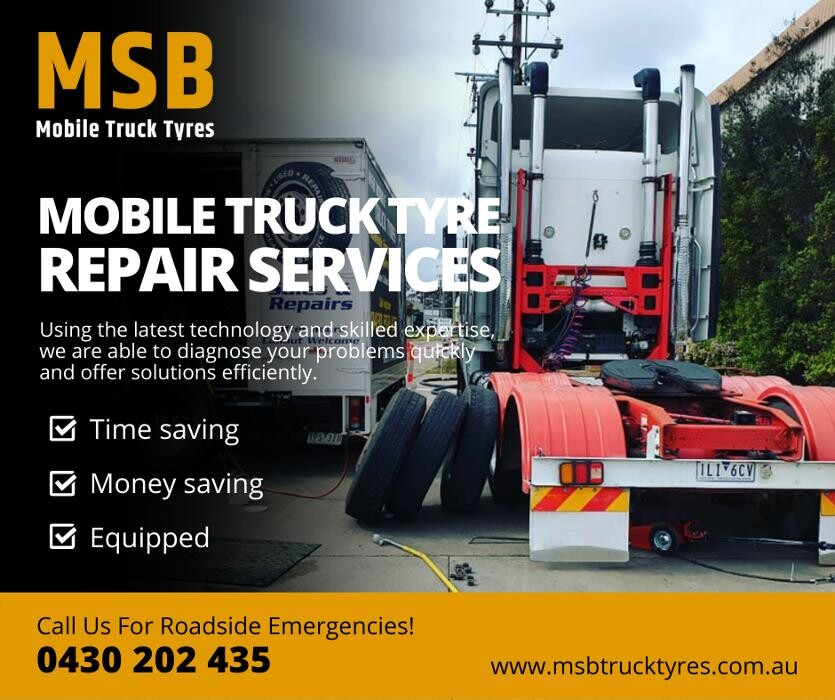 Images MSB Mobile Truck Tyres & Wheel Alignment Truganina