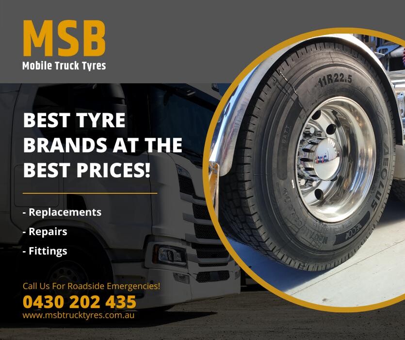 Images MSB Mobile Truck Tyres & Wheel Alignment Truganina