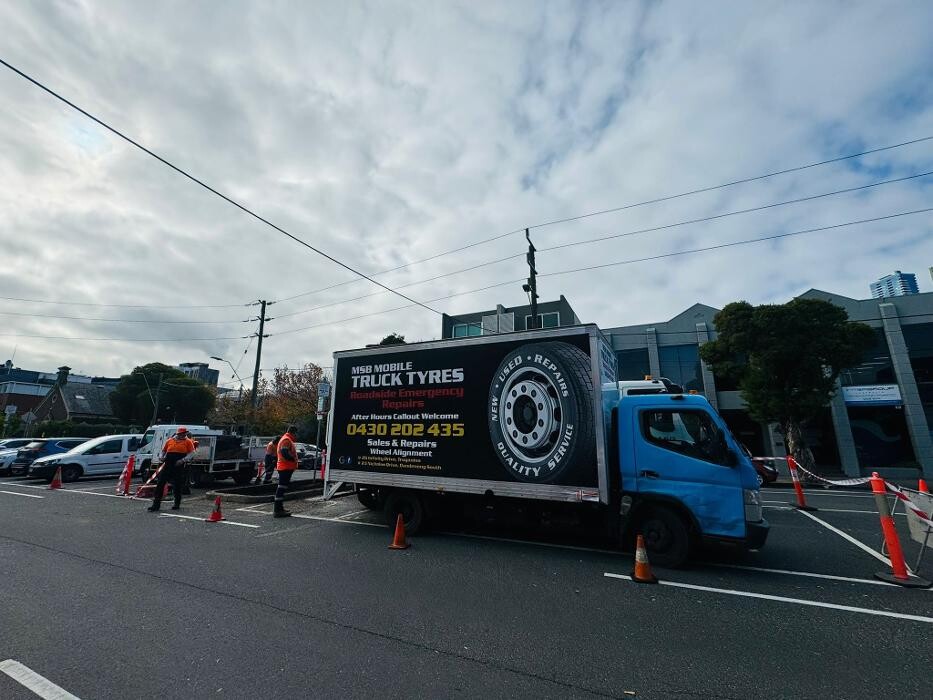 Images MSB Mobile Truck Tyres & Wheel Alignment Truganina