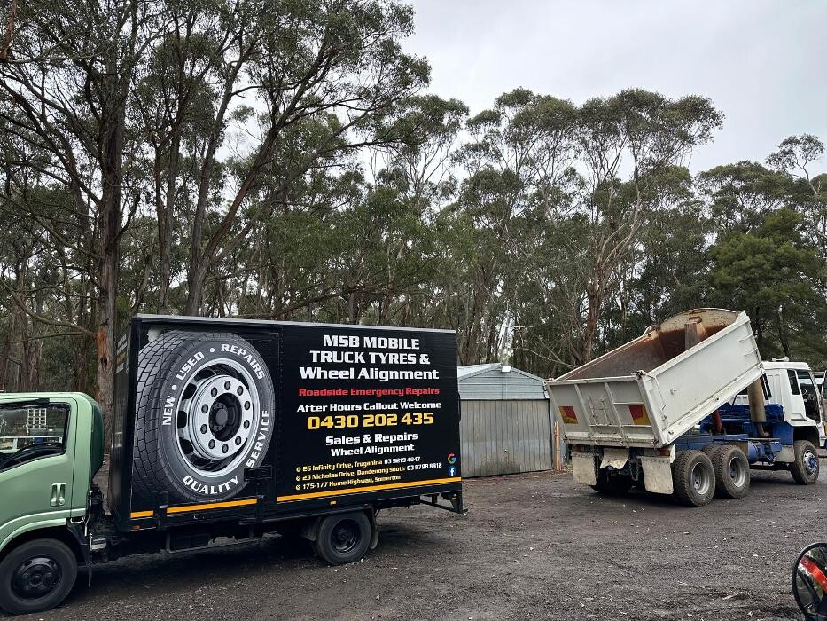 Images MSB Mobile Truck Tyres & Wheel Alignment Truganina