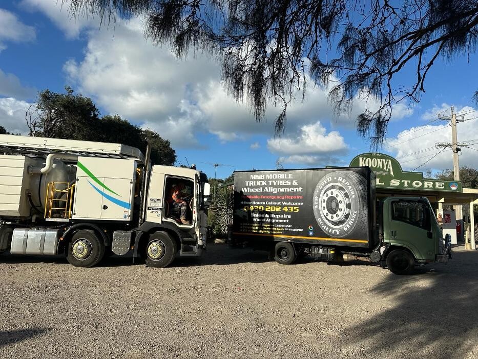 Images MSB Mobile Truck Tyres & Wheel Alignment Truganina